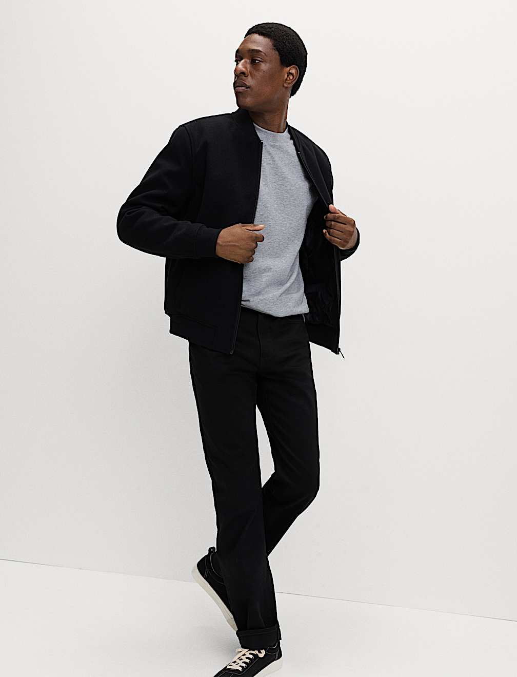 Cotton Rich Crew Neck Sweatshirt