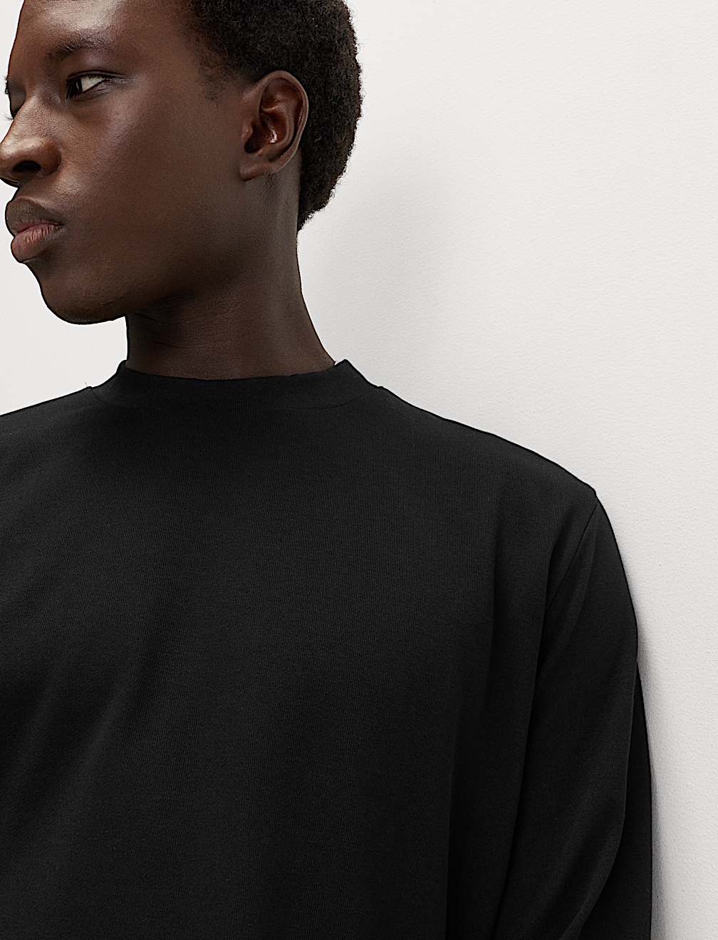 Cotton Rich Crew Neck Sweatshirt