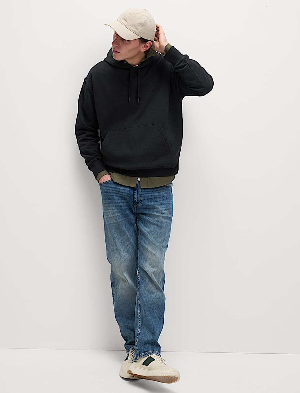Oversized Cotton Rich Hoodie