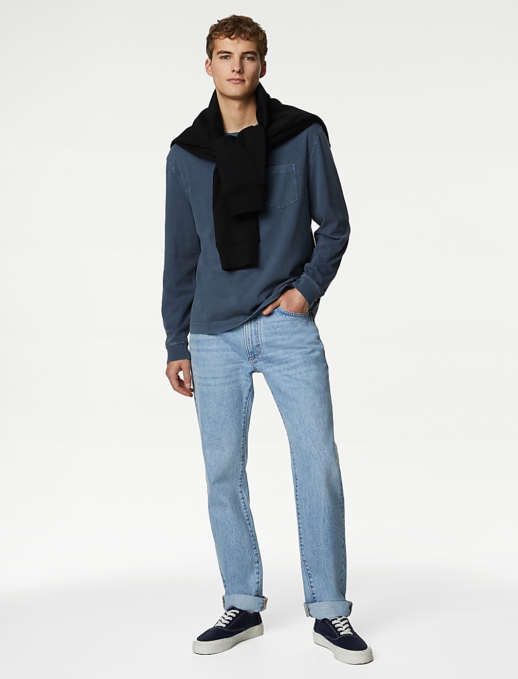 Relaxed Fit Pure Cotton T-Shirt