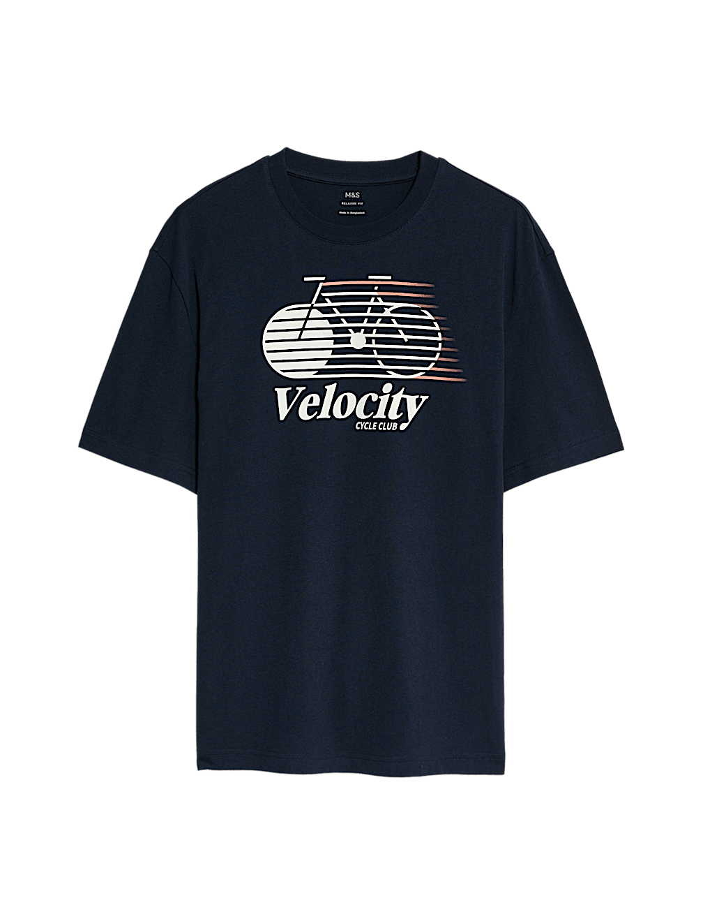 Pure Cotton Bike Print T-shirt