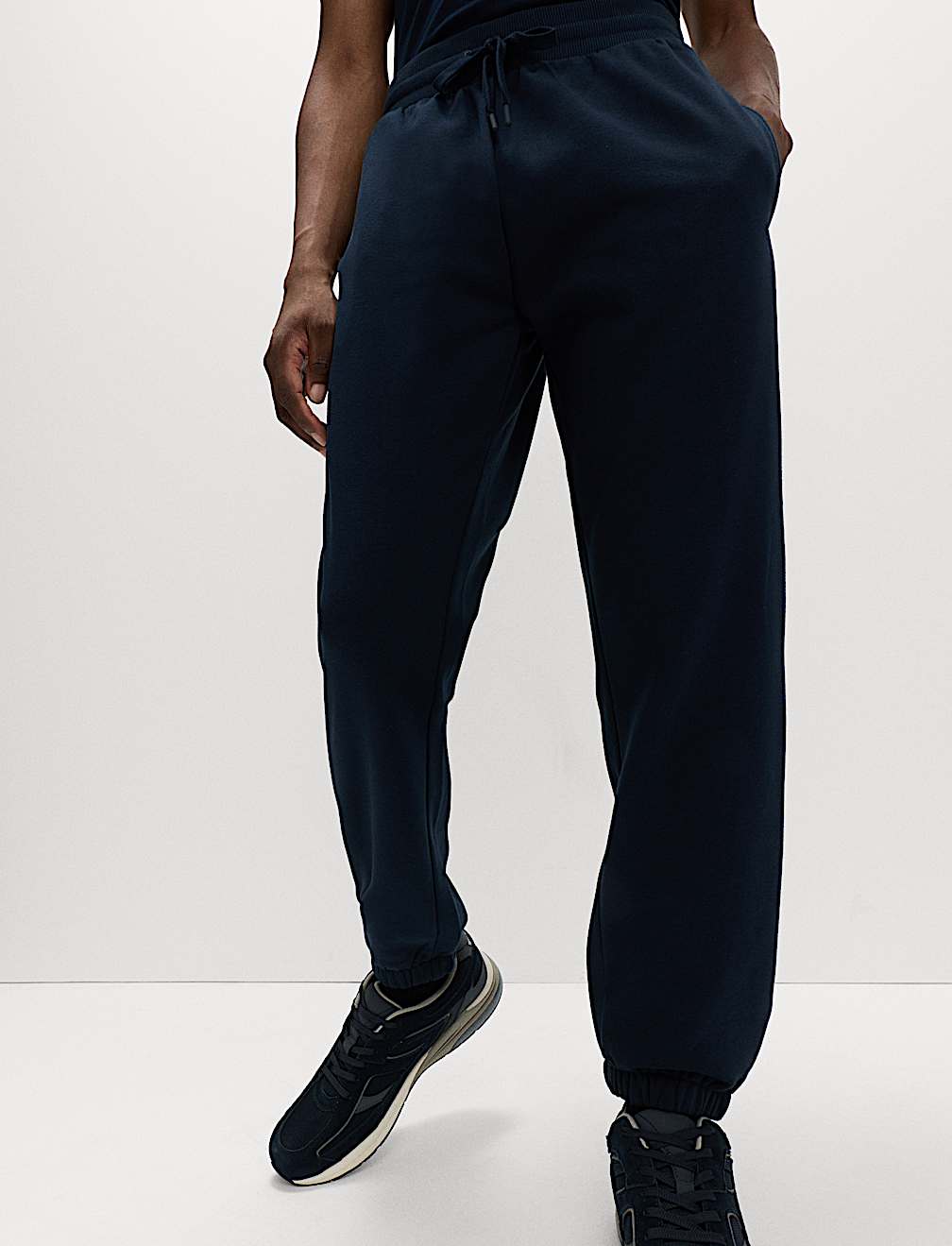Elasticated Waist Cotton Rich Joggers