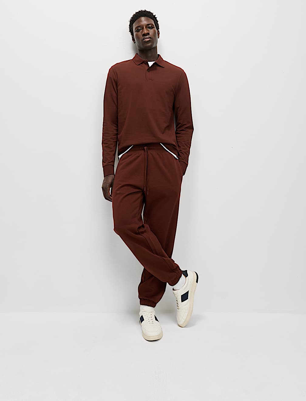 Elasticated Waist Cotton Rich Joggers