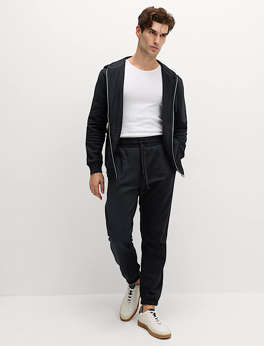 Elasticated Waist Cotton Rich Joggers