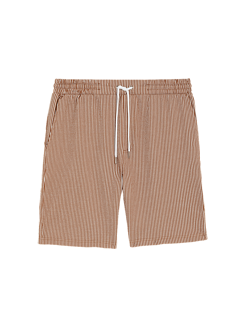 Striped Drawstring Jersey Shorts