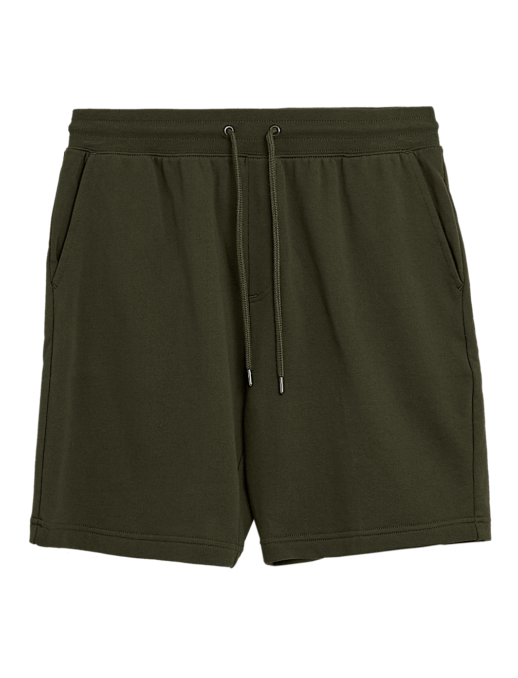 Pure Cotton Drawstring Jersey Shorts