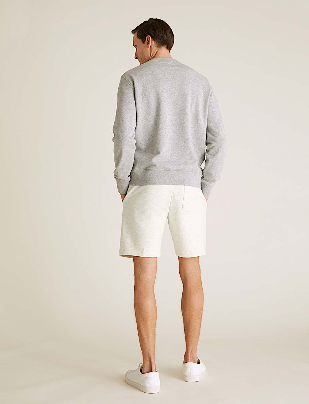 Pure Cotton Drawstring Jersey Shorts