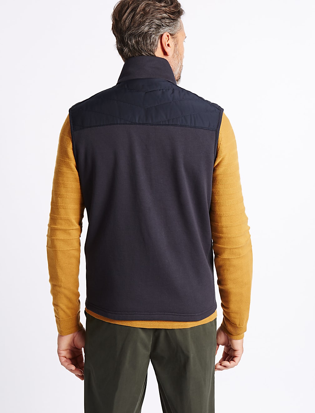 Cotton Rich Quilted Padded Gilet