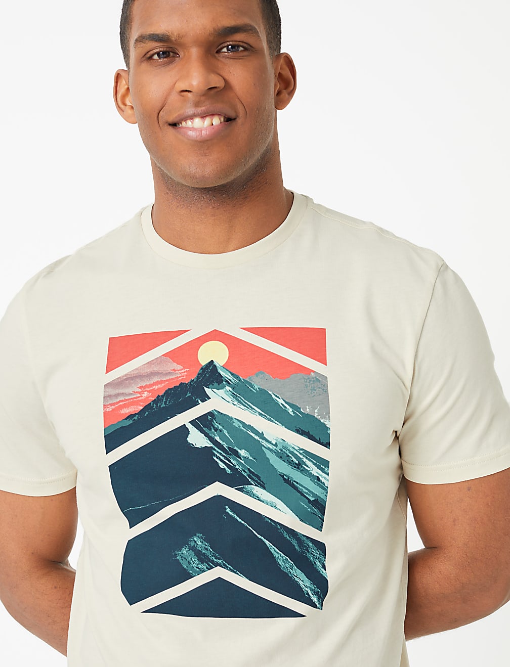 Pure Cotton Print T-Shirt
