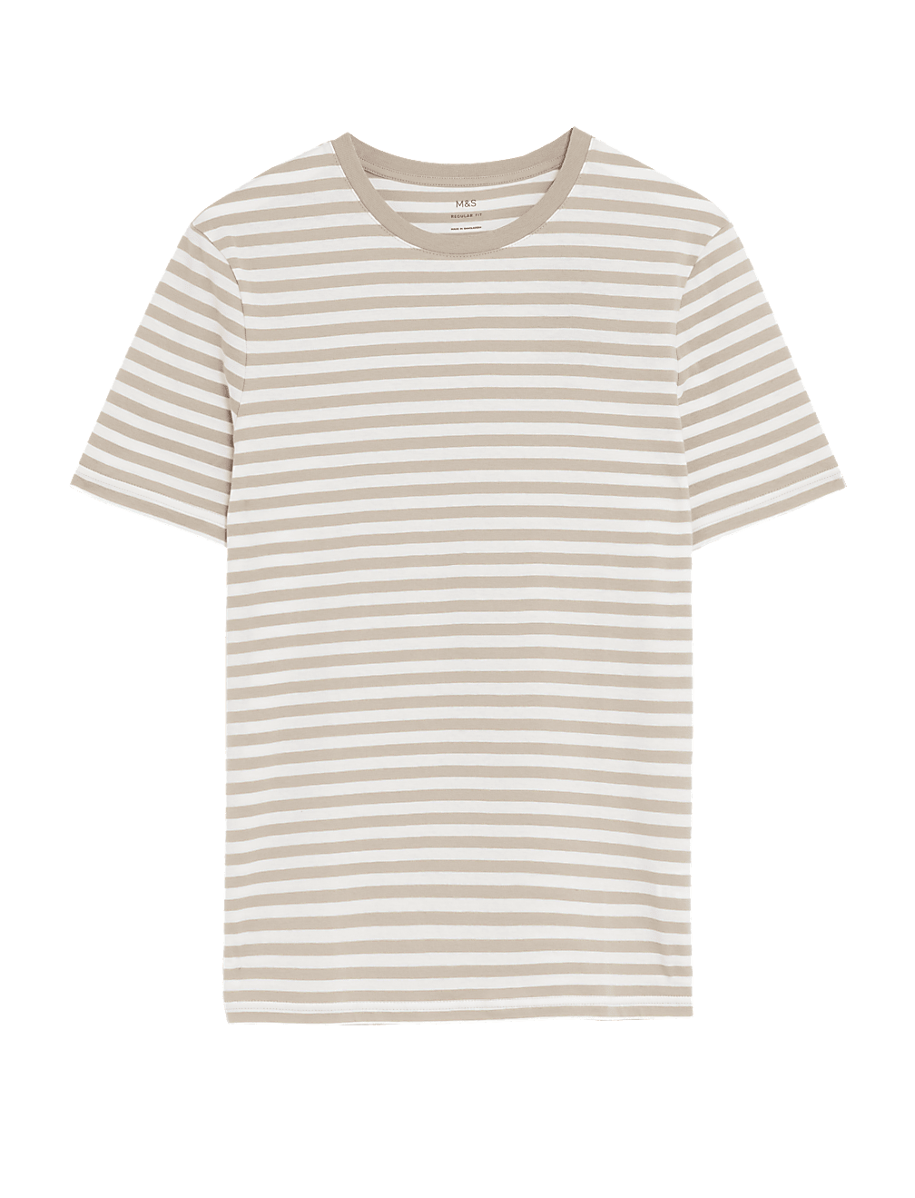 Pure Cotton Striped T-Shirt