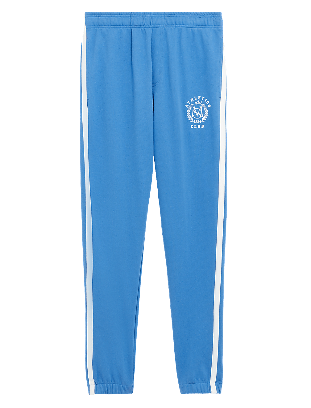 Side Stripe Pure Cotton Joggers