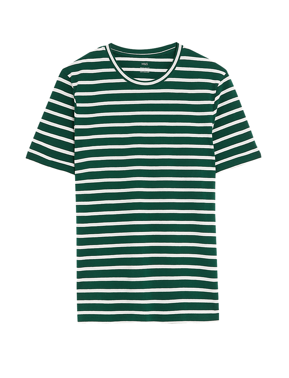 Pure Cotton Striped T-Shirt