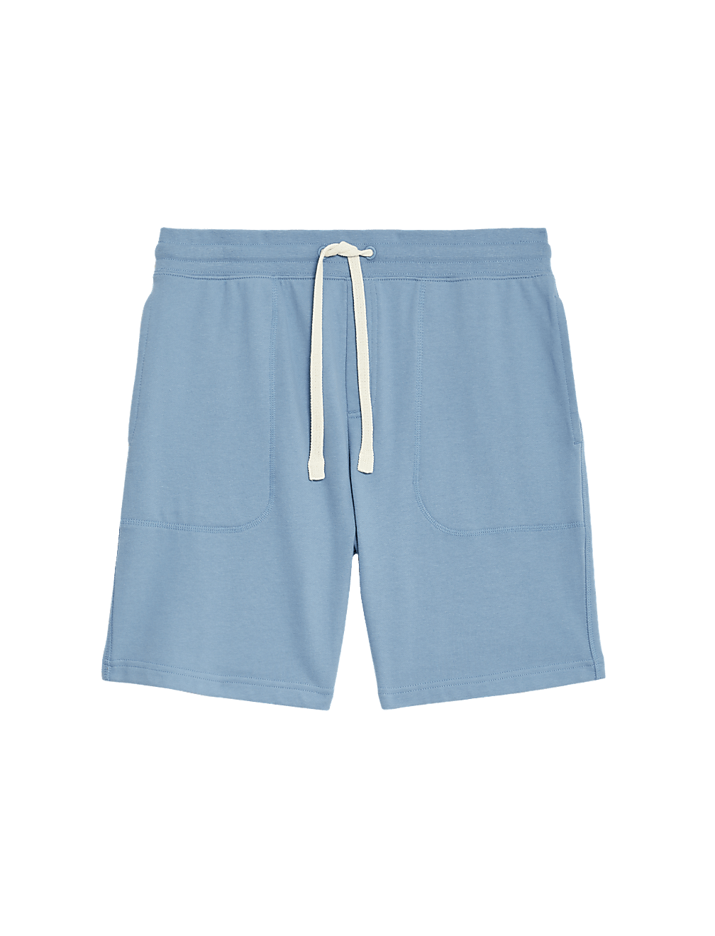 Pure Cotton Drawstring Jersey Shorts