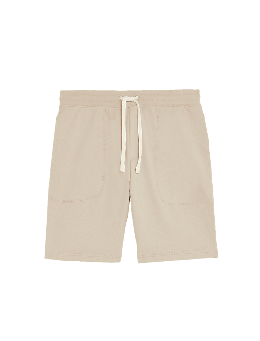 Pure Cotton Drawstring Jersey Shorts