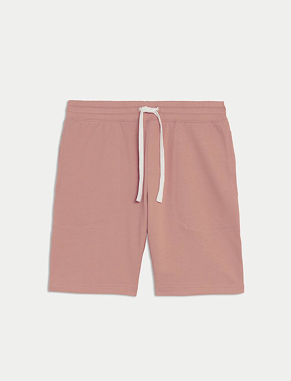 Pure Cotton Drawstring Jersey Shorts