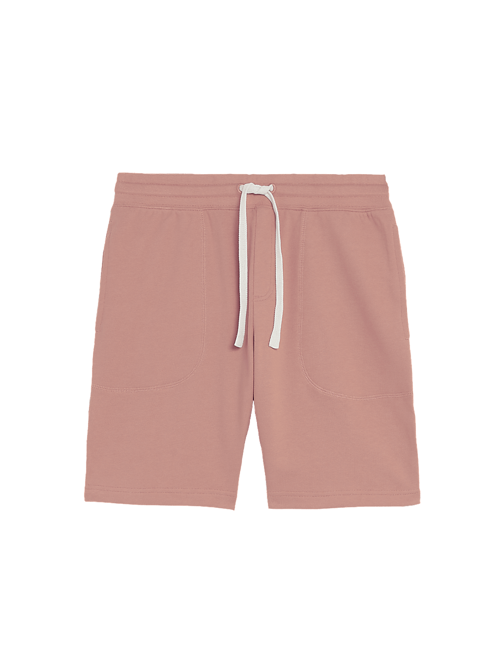 Pure Cotton Drawstring Jersey Shorts