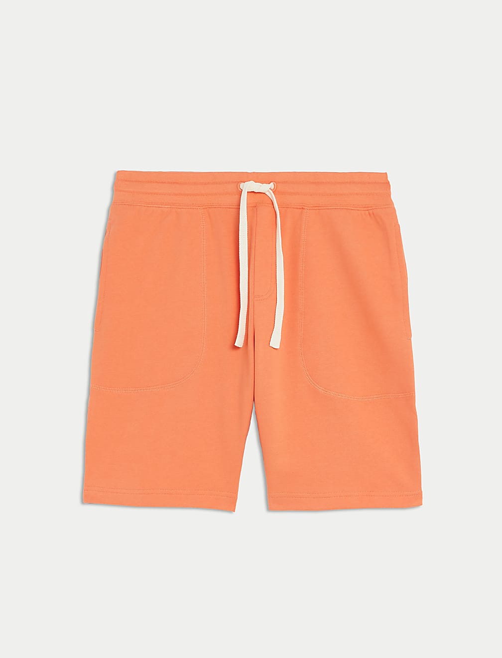 Pure Cotton Drawstring Jersey Shorts