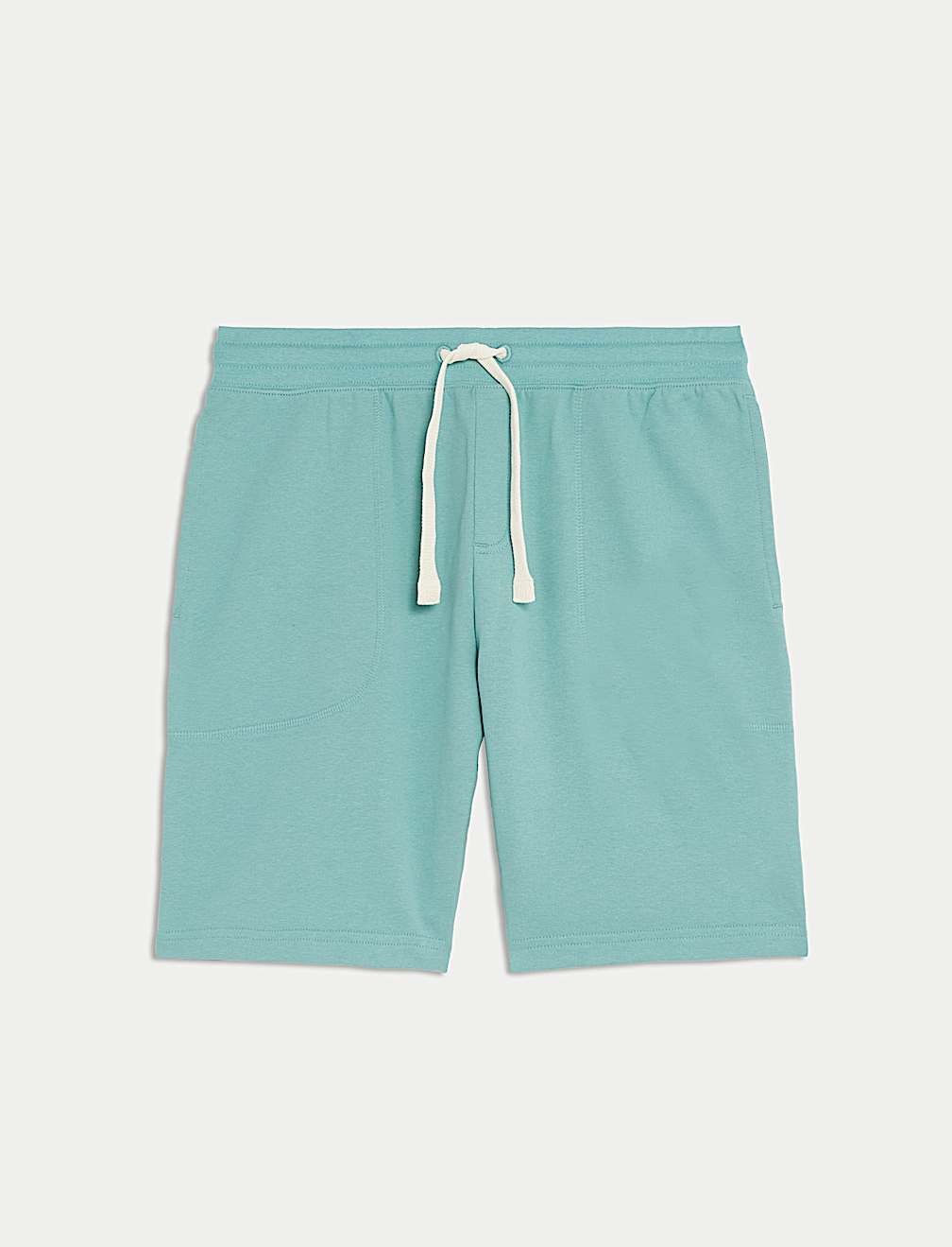 Pure Cotton Drawstring Jersey Shorts