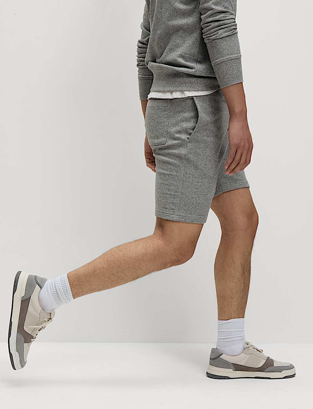 Pure Cotton Drawstring Jersey Shorts
