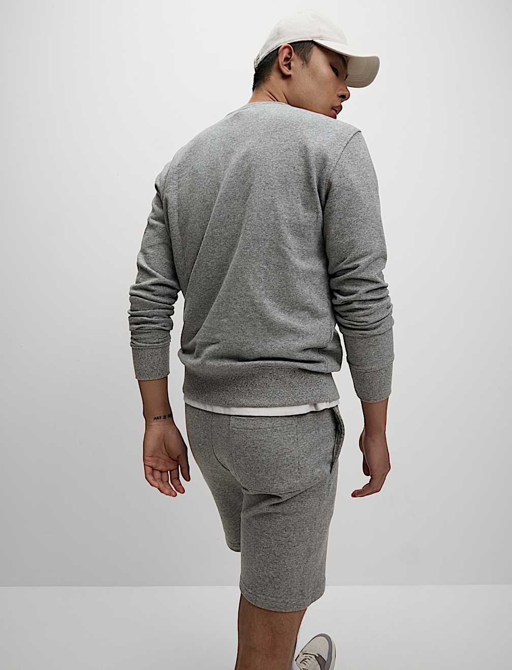 Pure Cotton Drawstring Jersey Shorts