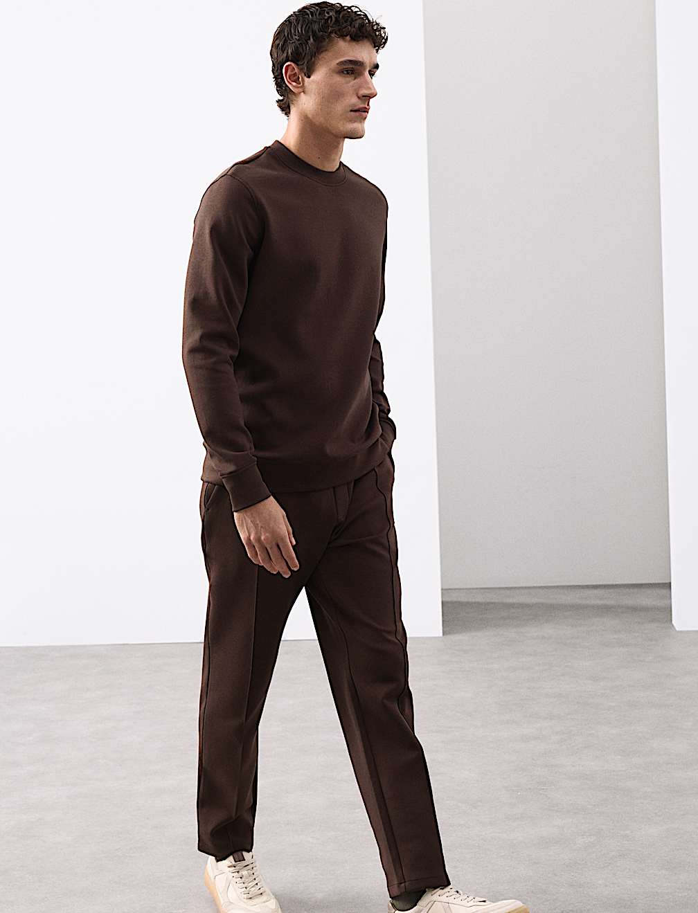 Cotton Rich Crew Neck Sweatshirt