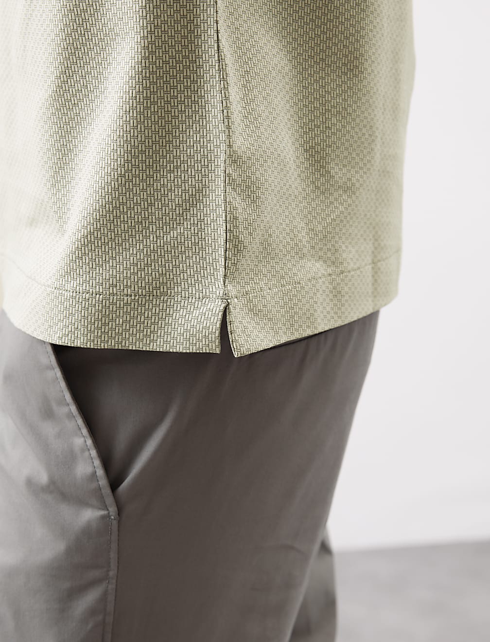 Pure Supima® Cotton Jacquard Polo Shirt