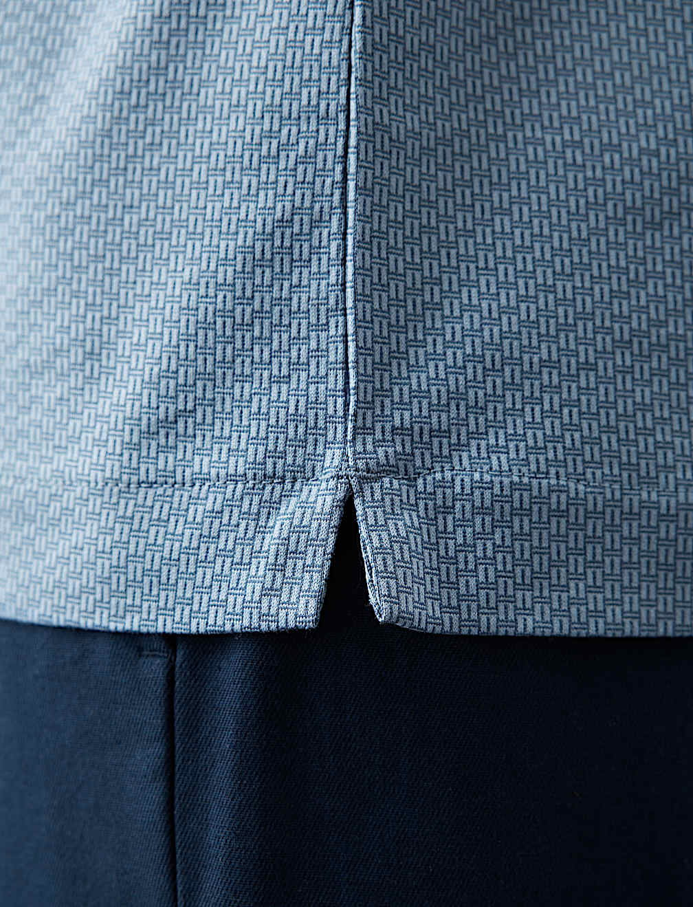 Pure Supima® Cotton Jacquard Polo Shirt