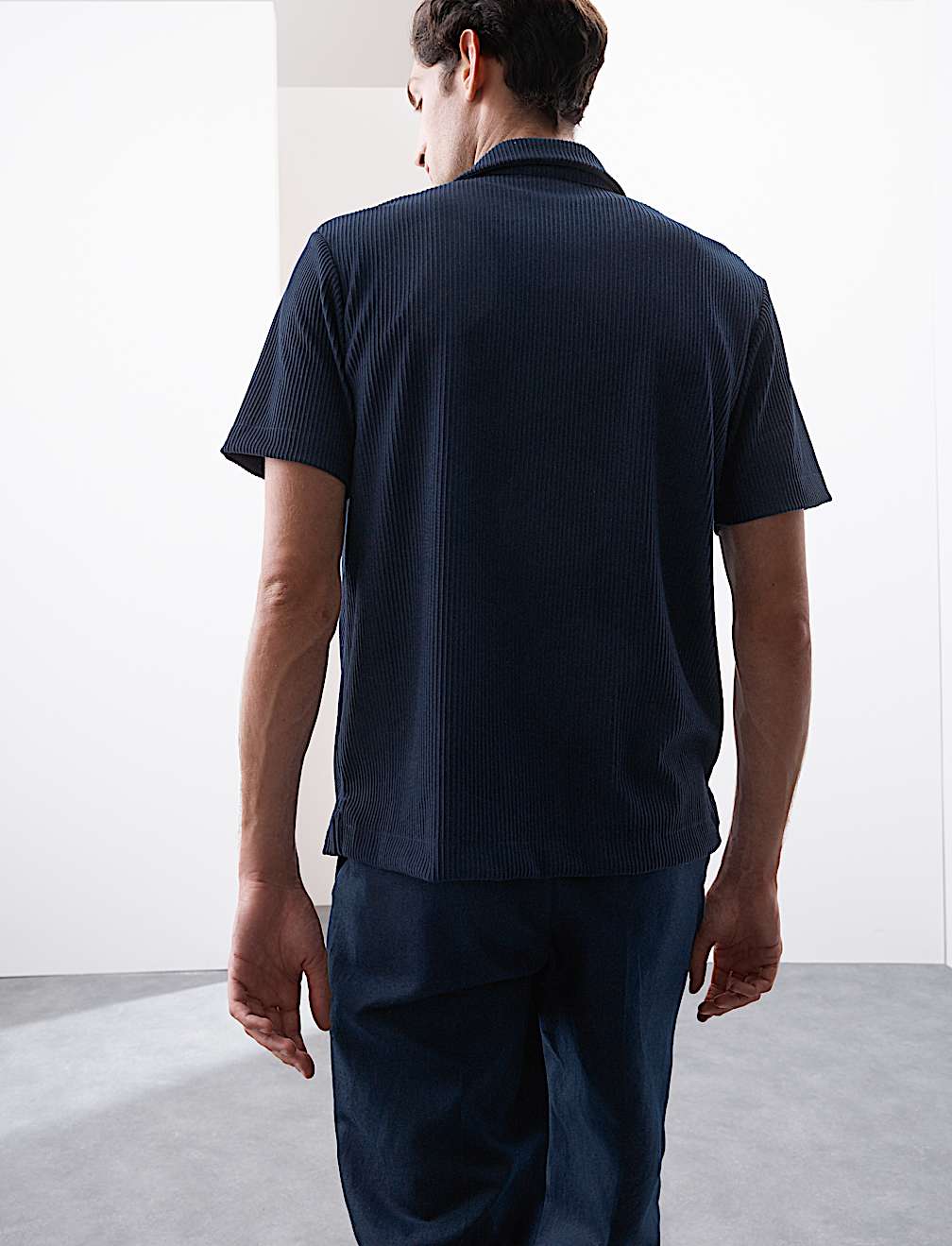 Cuban Collar Ottoman Revere Shirt