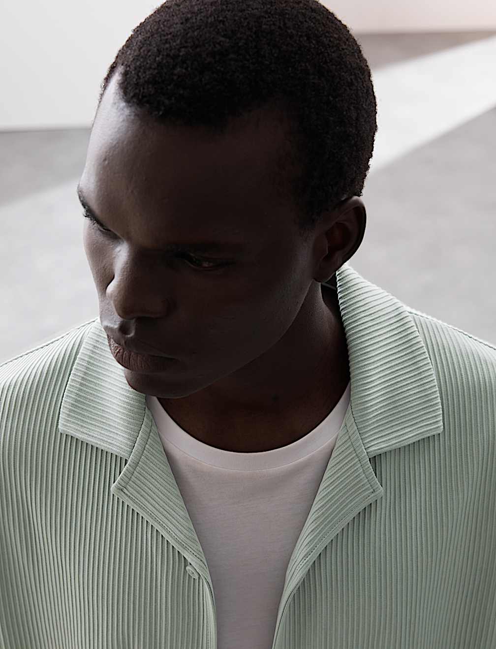 Cuban Collar Ottoman Revere Shirt