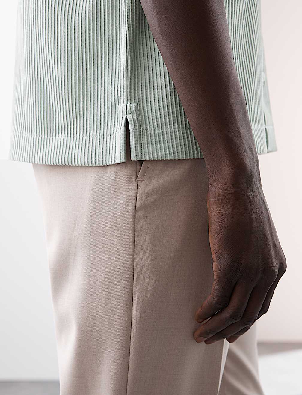 Cuban Collar Ottoman Revere Shirt