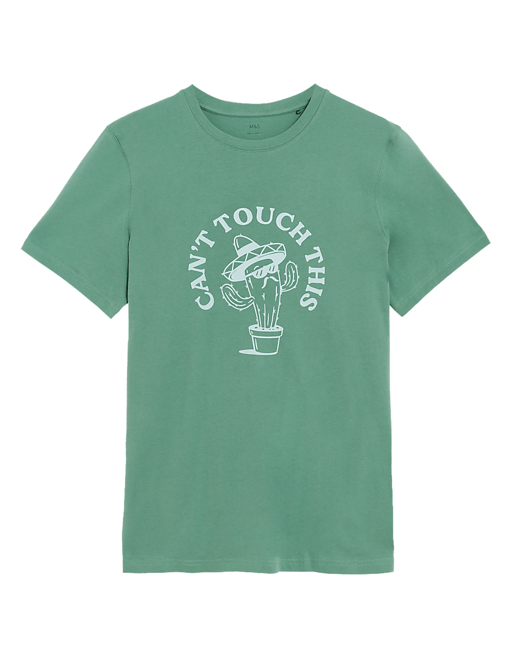 Pure Cotton Cactus Print T-Shirt