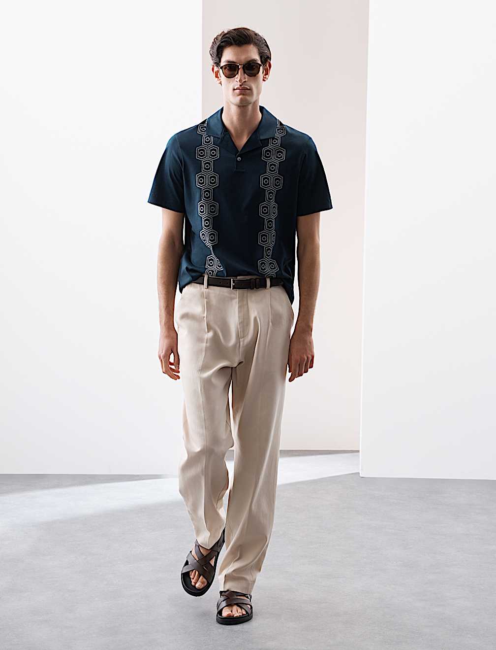 Pure Supima&reg; Cotton Embroidered Polo Shirt