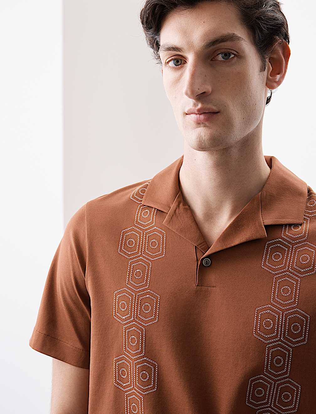 Pure Supima&reg; Cotton Embroidered Polo Shirt