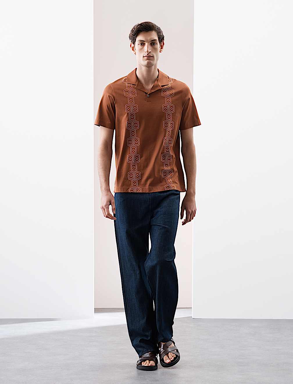 Pure Supima&reg; Cotton Embroidered Polo Shirt