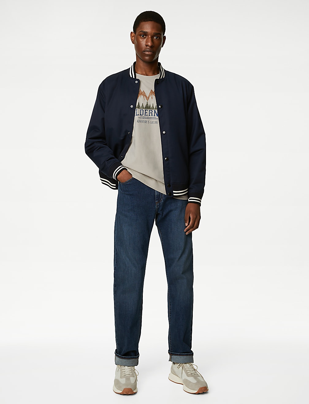 Relaxed Fit Pure Cotton Wilderness T-Shirt