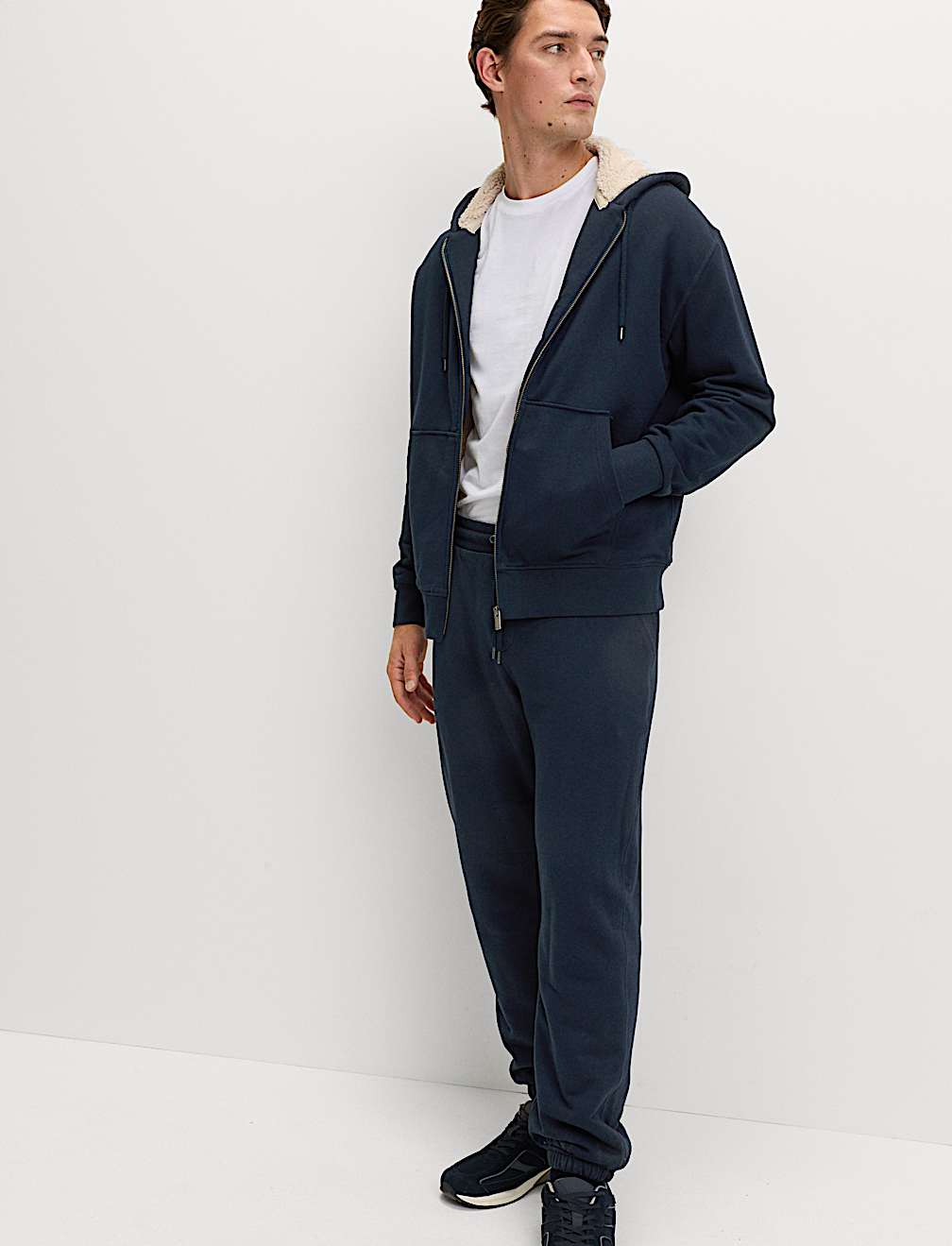 Cotton Rich Fleece Lined Hoodie