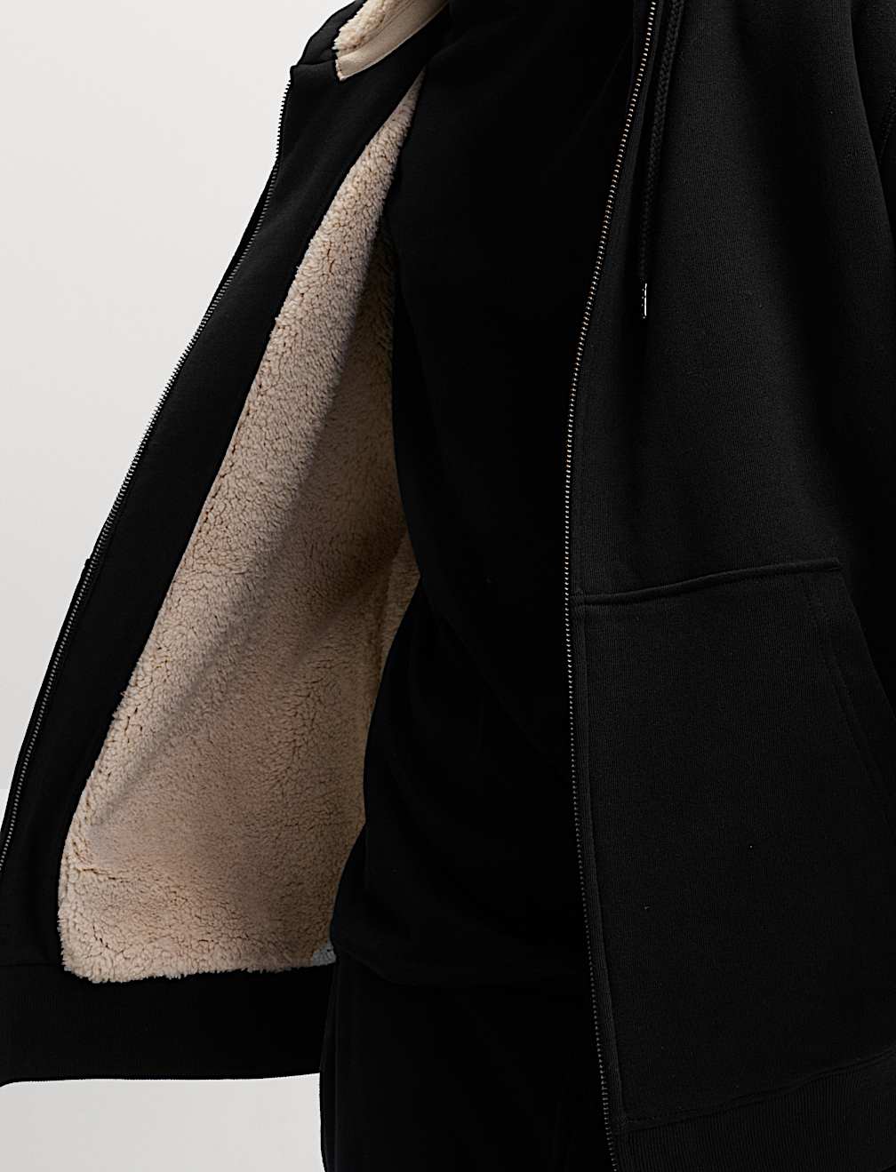 Cotton Rich Fleece Lined Hoodie