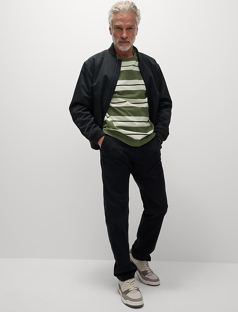 Pure Cotton Striped T-Shirt
