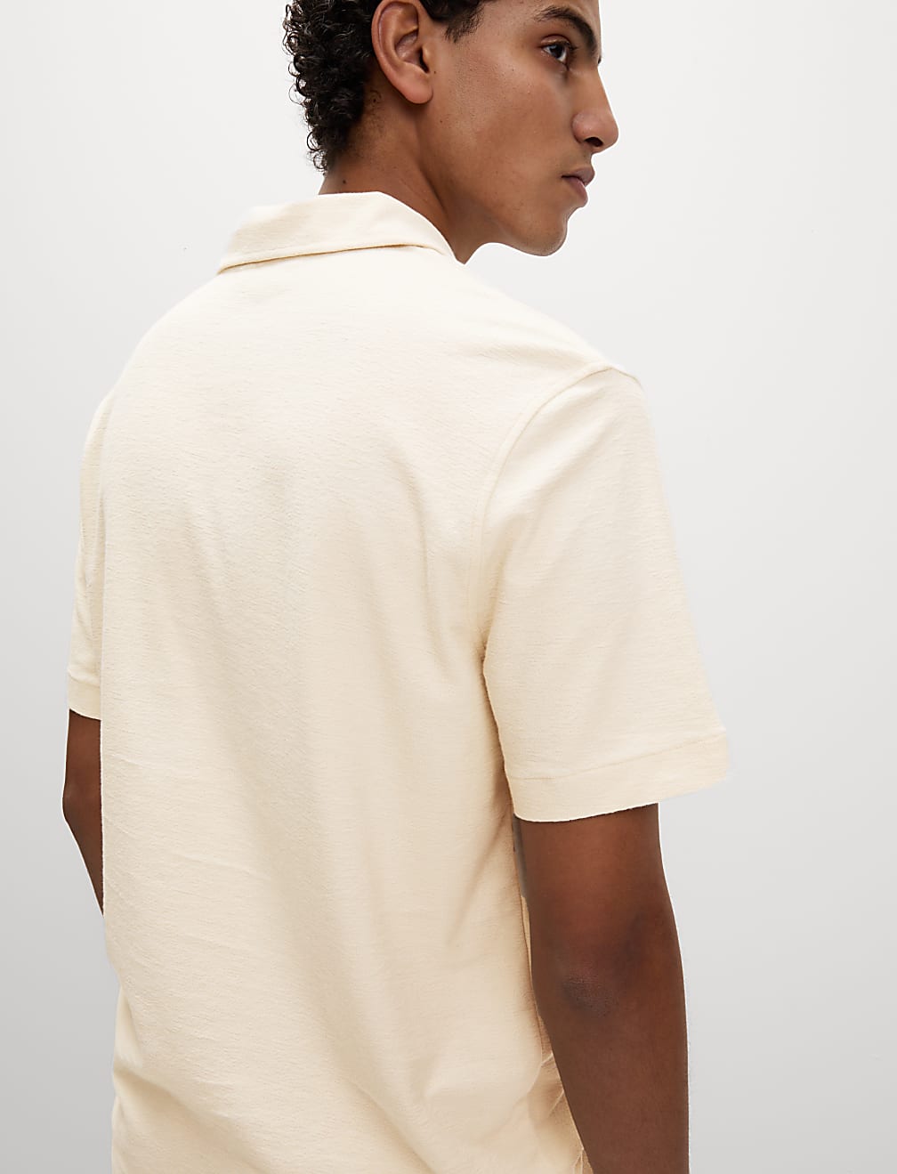 Cotton Rich Textured Polo Shirt