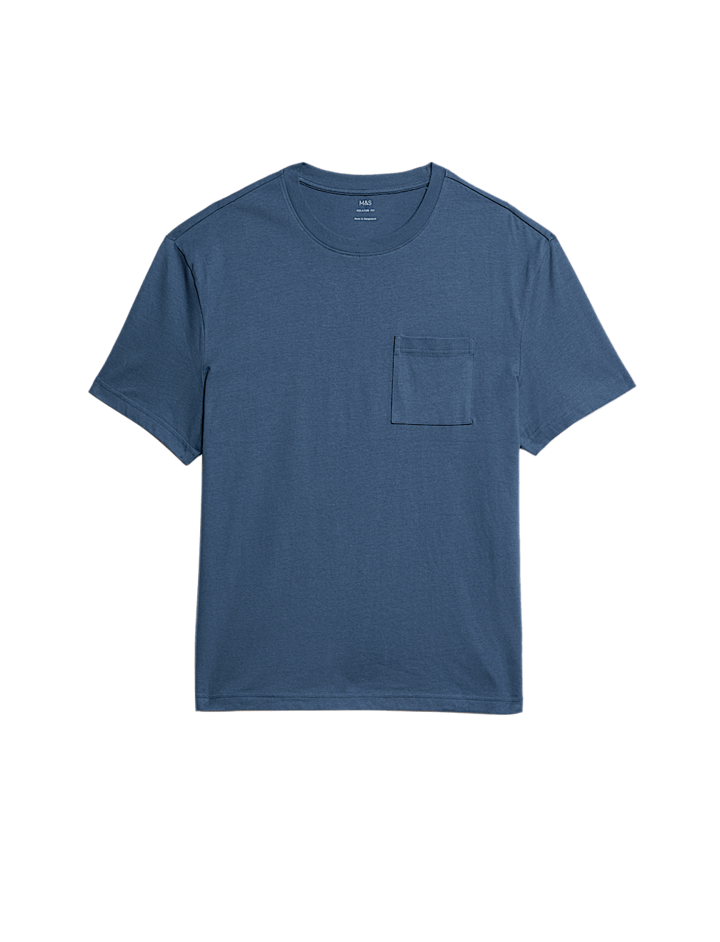 Pure Cotton Midweight Pocket T-shirt