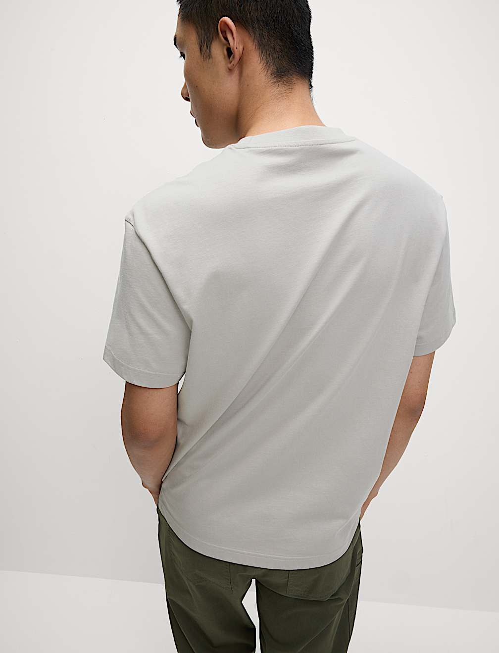 Pure Cotton Midweight Pocket T-shirt