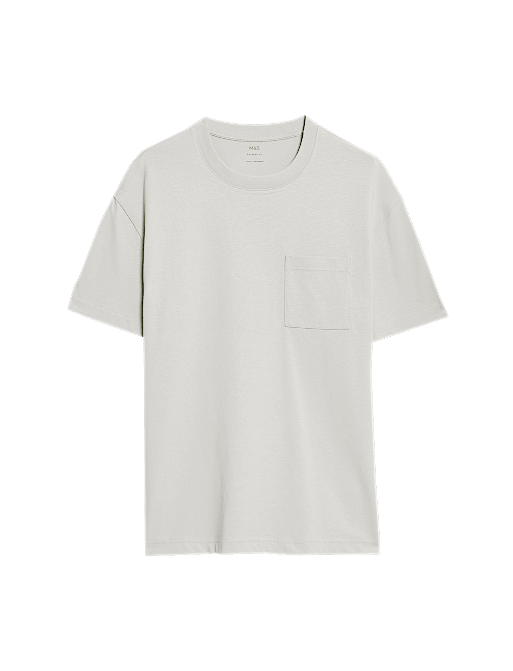 Pure Cotton Midweight Pocket T-shirt