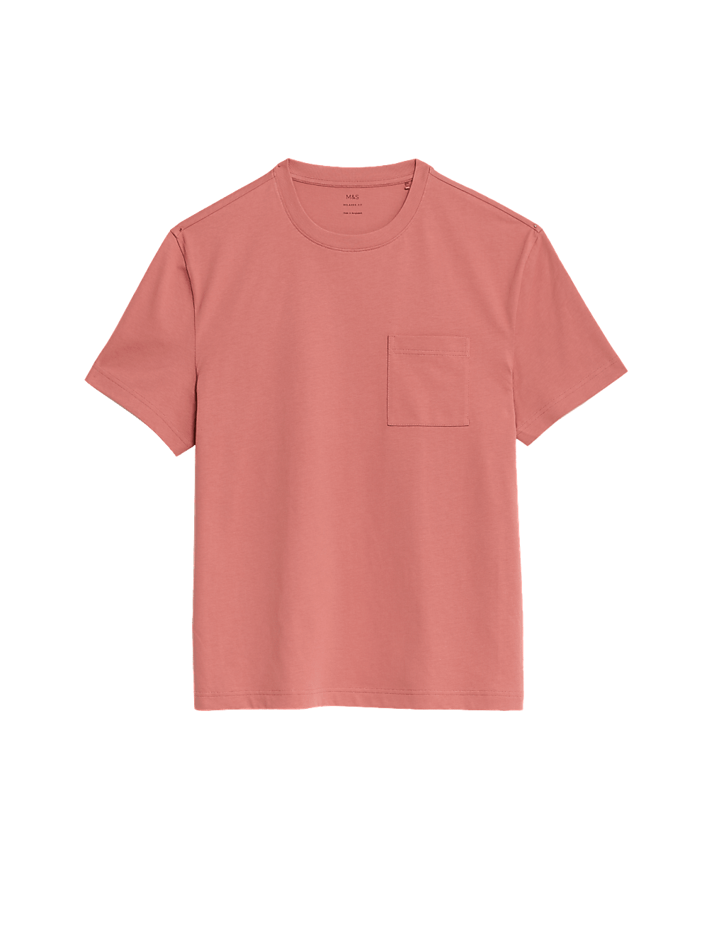 Pure Cotton Midweight Pocket T-shirt