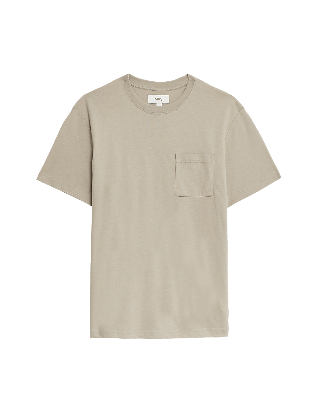 Pure Cotton Midweight Pocket T-shirt