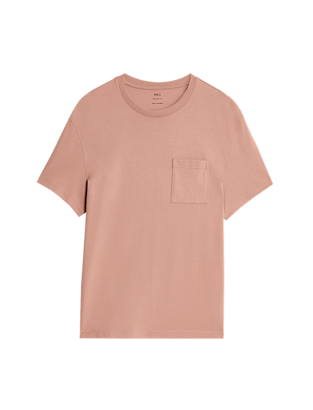 Pure Cotton Midweight Pocket T-shirt