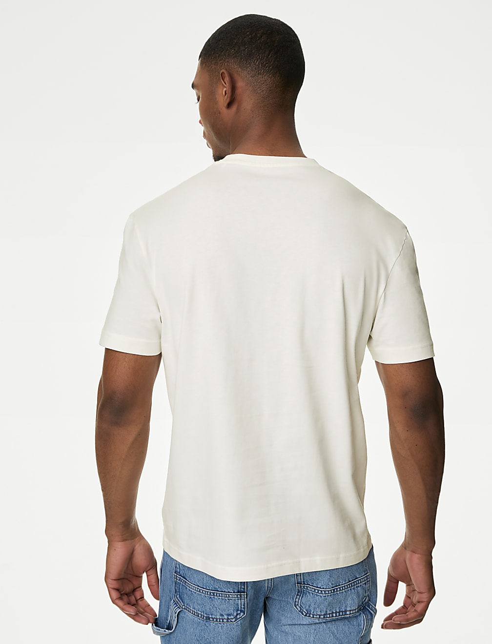 Pure Cotton Palm Print T-Shirt