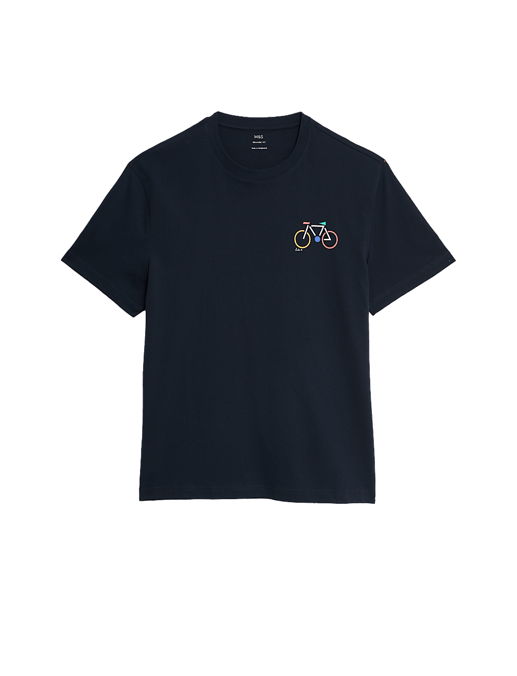 Pure Cotton Bike Graphic T-Shirt