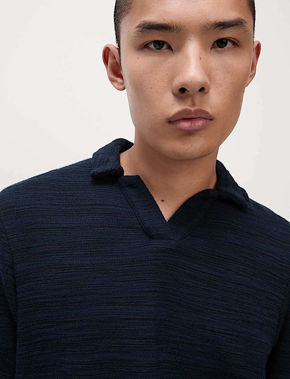 Cotton Rich Textured Polo Shirt