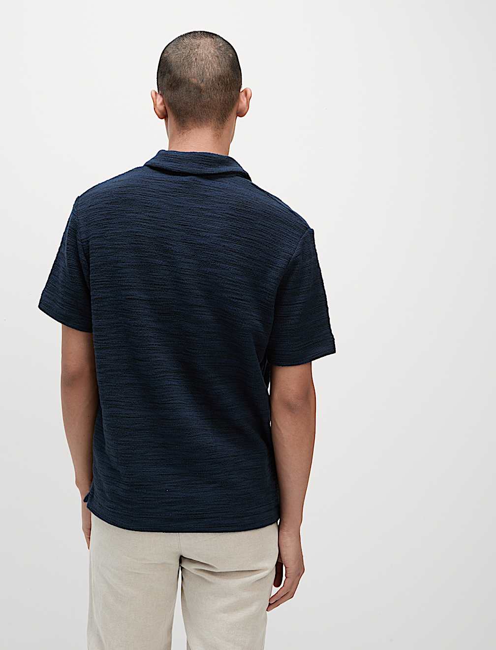 Cotton Rich Textured Polo Shirt