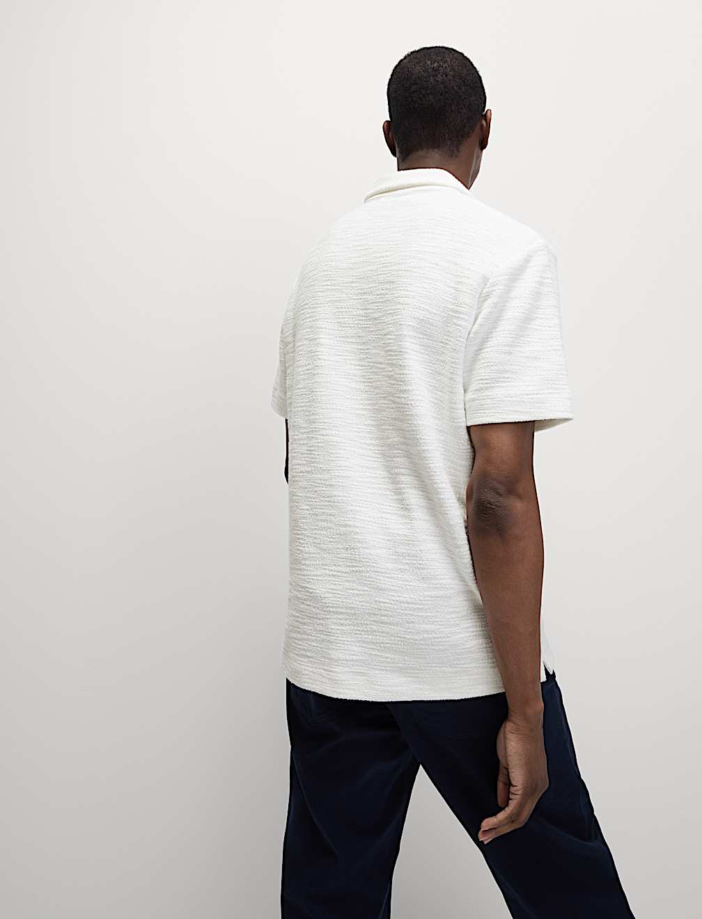 Cotton Rich Textured Polo Shirt